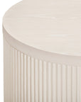 Lena - End Table - Washed White Oak