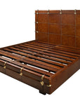 Gentlemen's - King Bed - Dark Brown