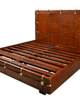 Gentlemen's - King Bed - Dark Brown