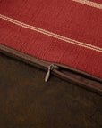 Calhoun - Full Comforter Set Set of 5 - Red / Brown