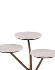 Garcia - Drink Table - Beige / Light Brown