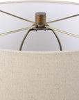 Baltic - Teardrop Glass Table Lamp - Dark Brown