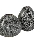 Cosmic - Black & White Vases (Set of 2) - Black