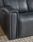 Warren - Power Reclining Sofa With Console, Power Headrest & Lumbar