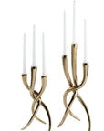 Ansley - Taper Candle Holder Set (Set of 2) - Gold