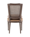 Morton - Dining Side Chair - Dark Brown / Beige