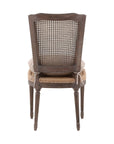 Morton - Dining Side Chair - Dark Brown / Beige