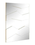 Fracture - Segmented Panel Mirror - Gold