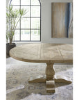 Manor House - Extension Round Table - Light Brown