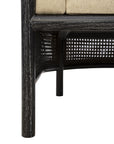 Montgomery - Cane Chair - Black / Beige