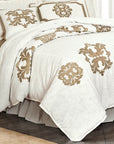 Madison - Queen Linen Duvet Cover - Oatmeal