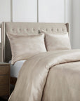 Sydney - Queen Jacquard Comforter Set Set of 3 - Champagne