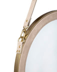 Heather - Hanging Mirror - Beige