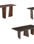 Lasso - Rectangle Cocktail Table - Antique Natural Mango With Sandblasting