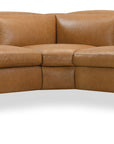 MS - Jericho Five-Piece Power Reclining Sectional - Light Brown