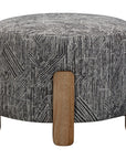 Jasper - Accent Ottoman - Exquisite Zebra