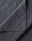 Cotton Gauze - Twin Stonewashed Quilt - Charcoal