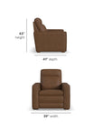 Dutch - Power Recliner With Power Headrest & Lumbar