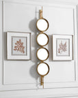 Button - Mirror - Gold