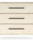 Melange - Saffron 3-Drawer Chest - Beige