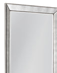 Beaded - Floor Mirror 79" - Silver
