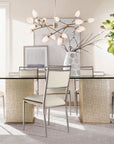 Geometry - Metal Side Chair - Radiance / Beige