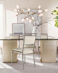Geometry - Entertainment Console - Polished Limestone