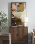 Palace Walls - Framed Abstract Art - Black / Blue / Brown / Green / Orange / Pink / Purple / White / Yellow