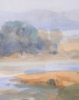 River Afternoon - Landscape Print - Light Brown
