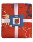 Campfire - Marfa Campfire Sherpa Throw Sunset Rider, 6 Per Carton - Red