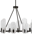 Ellipse - 10 Light Chandelier - Dark Bronze