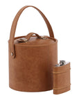 Felix - Ice Bucket & Flask Set - Light Brown