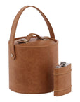 Felix - Ice Bucket & Flask Set - Light Brown