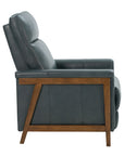 Lewiston (B) - Push Thru The Arm Recliner - Bluegray