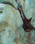 Bahati Wood - Sculpture - Blue