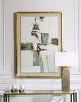 Crosswalk - Abstract Art - Gold