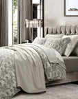 Warshack Inkblot - King Duvet Cover - Gray