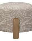 Willow - Accent Ottoman - Khaki Swirl