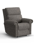Bernard - Power Recliner With Power Headrest & Lumbar With Nailhed Trim