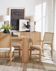 Retreat - Cane Back Arm Chair Set of 2 - Beige