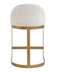 Ira - Counter Stool - Gold / Ivory