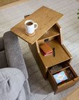 Sidekick - Smart Side Table - Light Brown