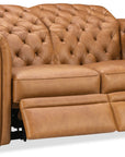 MS - Glover Power Reclining Loveseat With Power Headrest - Brown