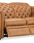 MS - Glover Power Reclining Loveseat With Power Headrest - Brown