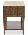 Melange - Penelope Chairside Table - Brown