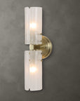 Mistie - 2 Light Glass Sconce - Bronze