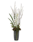 Eterna Orchid - Centerpiece & Vase - Black / Green / White