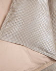 Sydney - Queen Jacquard Duvet Cover Set Set of 3 - Champagne
