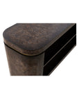 Langford - Console Table - Ebony Mappa Burl