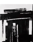 Building Blocks Canvas Art - Black